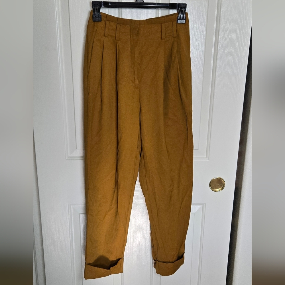 Elizabeth and James Mustard Yellow Trousers